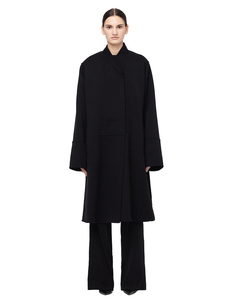 Шерстяное пальто с меховой подкладкой Maison Margiela
