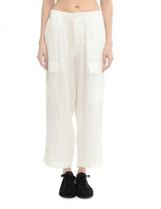 Льняные брюки Yohji Yamamoto