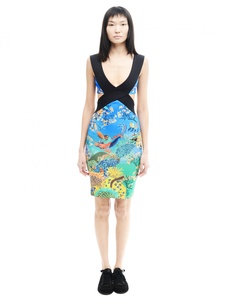 Платье из полиэстера Mary Katrantzou