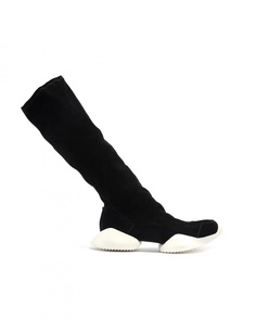 Замшевые сапоги Adidas by Rick Owens