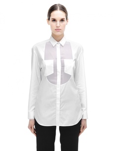 Хлопковая блузка Maison Margiela