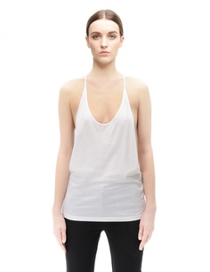 Топ из хлопка и вискозы Ann Demeulemeester