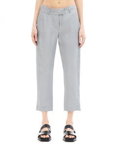 Брюки из льна и нейлона Ann Demeulemeester