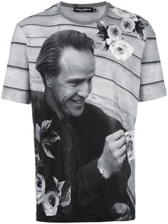футболка с принтом Marlon Brando Dolce &amp; Gabbana