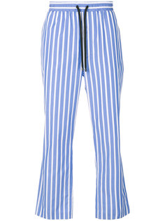полосатые расклешенные брюки Ami Alexandre Mattiussi