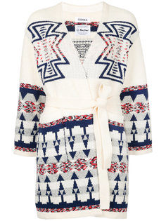 вязаный кардиган с узором Spring Native COOHEM