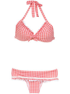 plaid bikini set Amir Slama