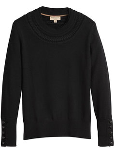 кашемировый свитер с узором косы Burberry