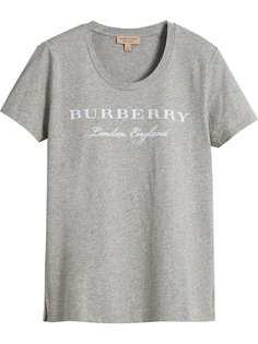 футболка с логотипом  Burberry