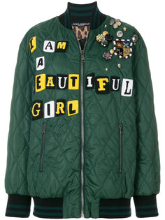 декорированная куртка-бомбер Dolce &amp; Gabbana