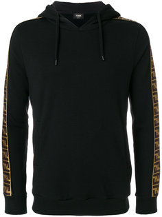 Fendi box top logo hoodie
