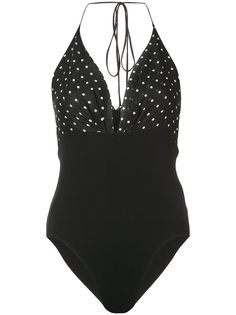 polka dot print bodysuit Alexandre Vauthier