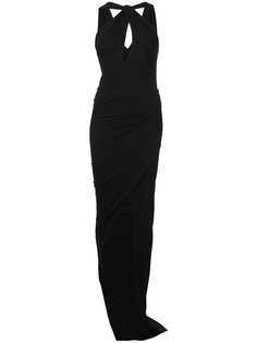 платье узкого кроя с фигурным вырезом на груди Alexandre Vauthier
