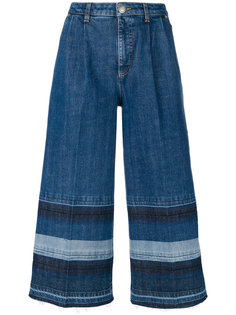 washed striped denim trousers Sonia Rykiel