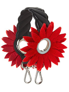 Mini Strap You flower-embellished shoulder strap Fendi