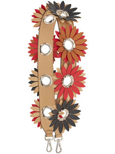 Strap You flower-embellished shoulder strap Fendi
