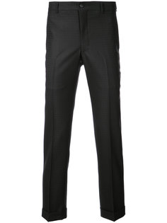 брюки строгого кроя с жаккардовым узором Comme Des Garçons Homme Plus