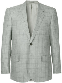 check fitted blazer Gieves &amp; Hawkes