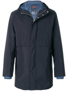 insulated hooded mackintosh coat Prada