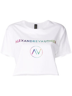 cropped logo T-shirt Alexandre Vauthier