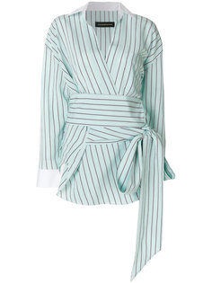 asymmetric pinstripe shirt Alexandre Vauthier