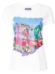 футболка с логотипом  Moschino