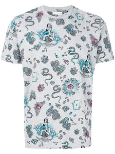 tattoo print T-shirt Etro