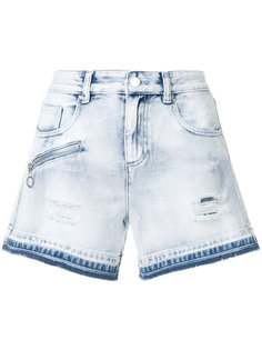 washed denim shorts  Versace Jeans