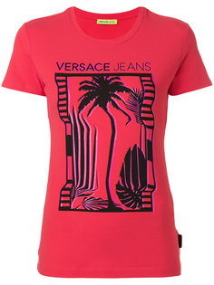 palm tree print T-shirt  Versace Jeans