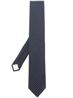 галстук с мелким принтом Prada