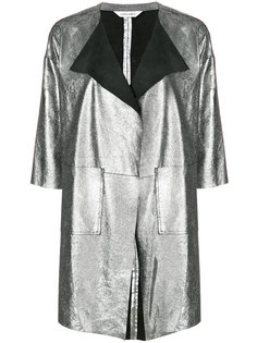 metallic panelled jacket Giorgio Brato