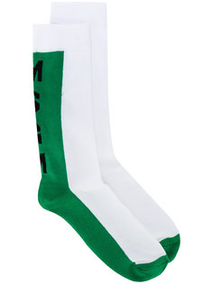 branded socks MSGM