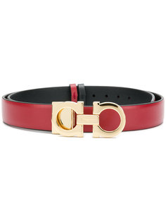 двусторонний ремень Gancio Salvatore Ferragamo