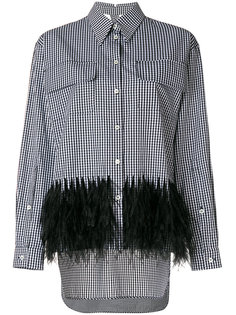 feathered checked shirt  Nº21