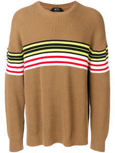 striped rib knit sweater Nº21