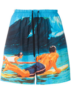 surf print deck shorts Nº21