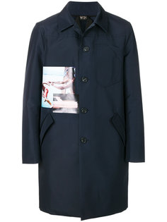 photo print single-breasted coat Nº21