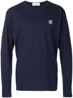 топ с длинными рукавами и нашивкой логотипа Stone Island