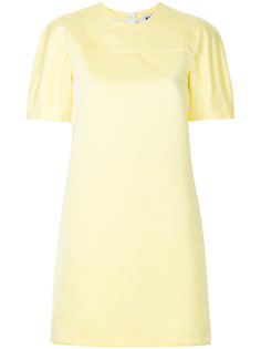 платье шифт с короткими рукавами  MSGM
