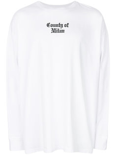 Nine Flags long sleeve tee Marcelo Burlon County Of Milan