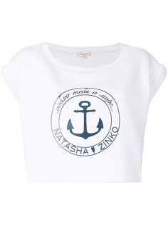 printed cropped T-shirt  Natasha Zinko