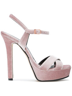 cross strap platform sandals Marc Ellis