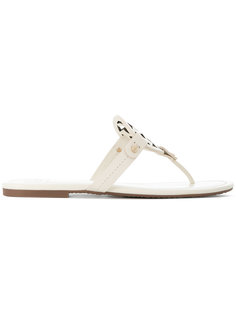 laser cut logo sandals Tory Burch