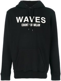 double waves surf hoodie Marcelo Burlon County Of Milan