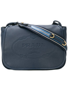 сумка на плечо с тиснением логотипа Prada