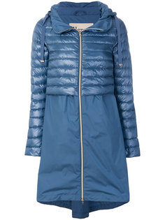 padded panelled coat Herno