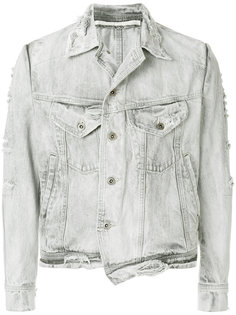 distressed cropped denim jacket Julius