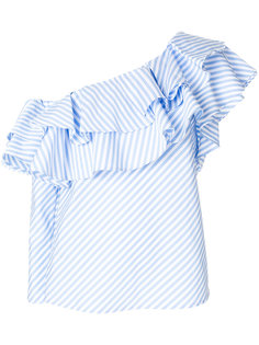 asymmetric stripe blouse Forte Couture