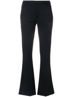 flared cropped trousers Dondup