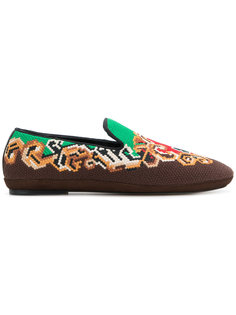 cross stitch slippers Loewe